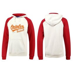 MLB Men's Nike Baltimore Orioles Pullover Hoodie - White/Red