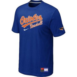 MLB Men's Baltimore Orioles Nike Practice T-Shirt - Blue
