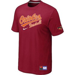 MLB Men's Baltimore Orioles Nike Practice T-Shirt - Red